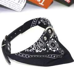 Small Pet Collar PU Adjustable Leather Scar