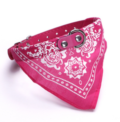 Small Pet Collar PU Adjustable Leather Scar